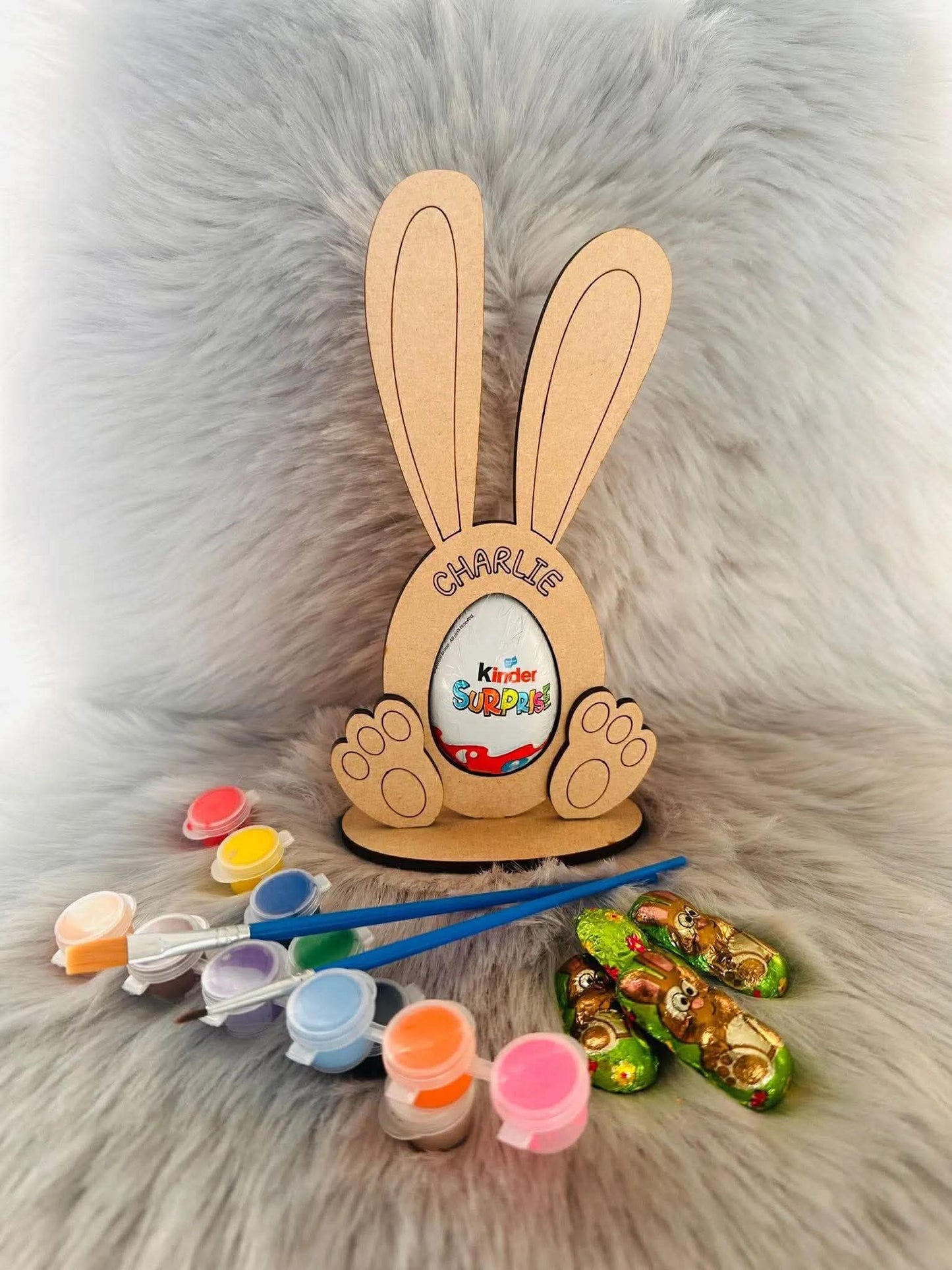 Bunny ear paint your own egg stand