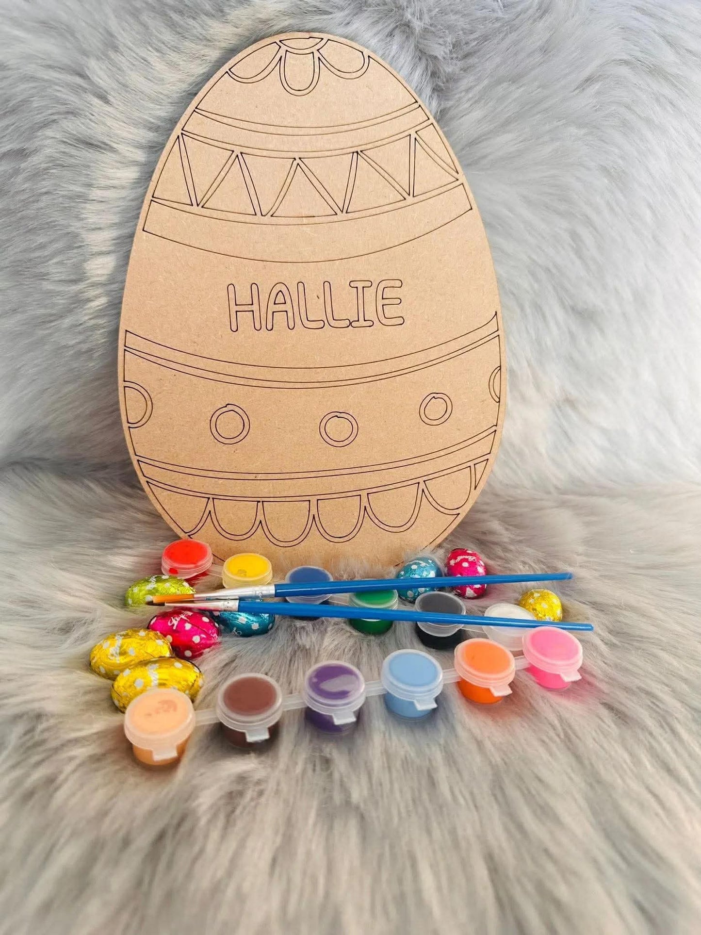 Paint your own personalised egg