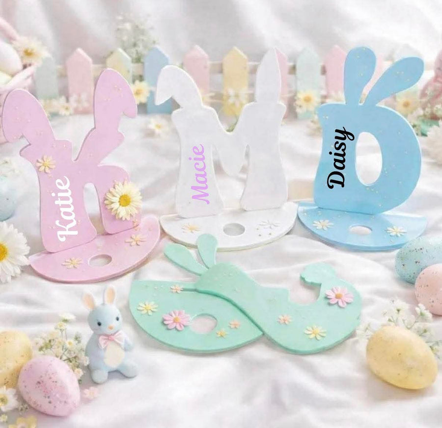 Initial egg holder personalised