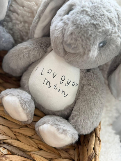 Personalised hand writing/ drawing teddys