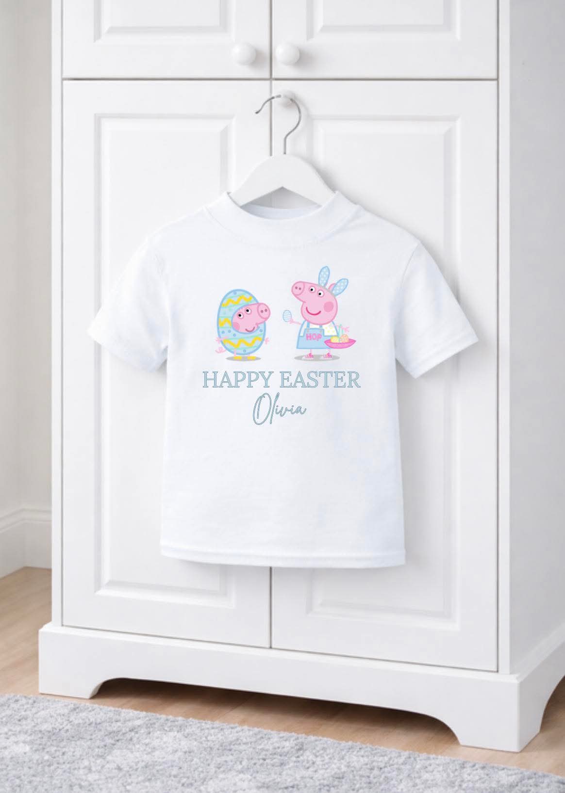 Pig peppa personalised Easter T-shirt