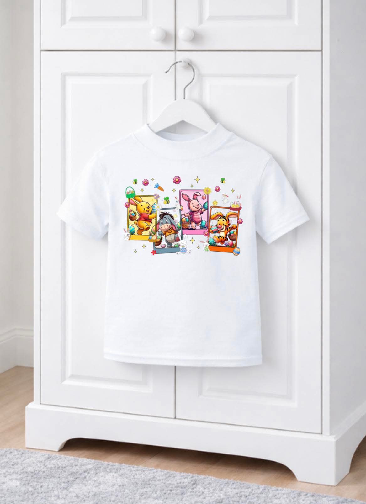 Pooh bear and friends Easter T-shirt