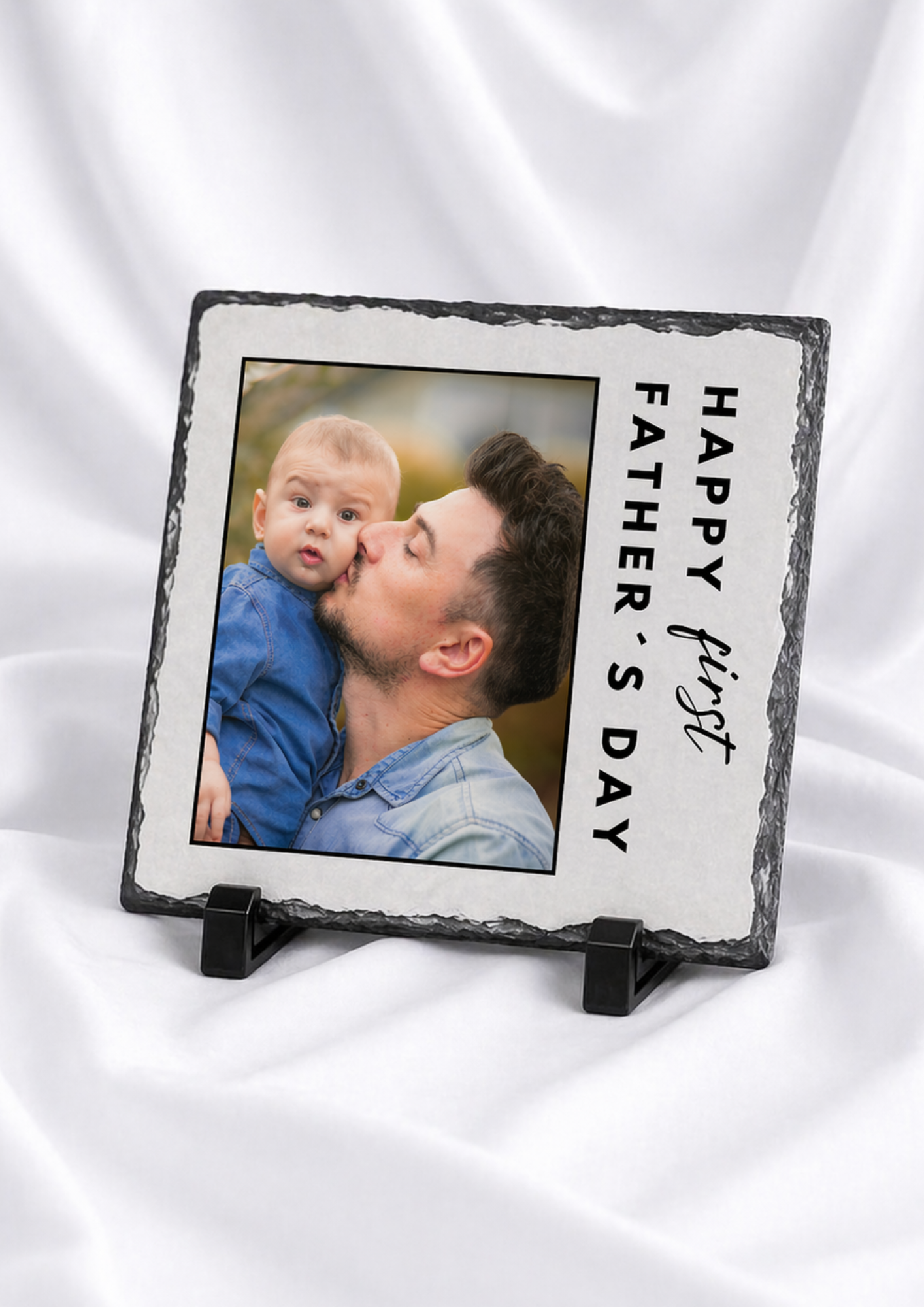 HAPPY 1ST FATHERS DAY PHOTO SLATE
