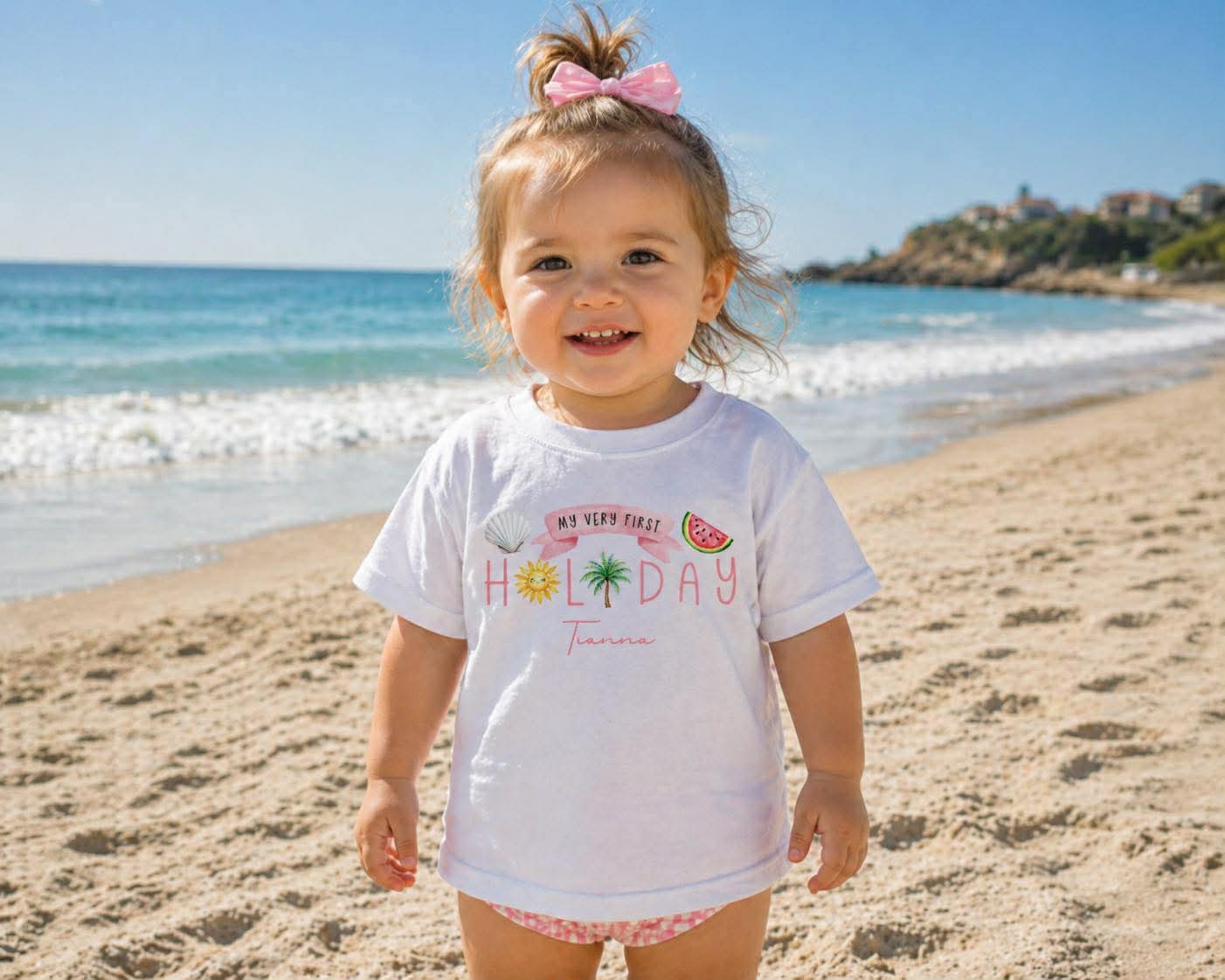 MY VERY FIRST HOLIDAY PINK T-SHIRT