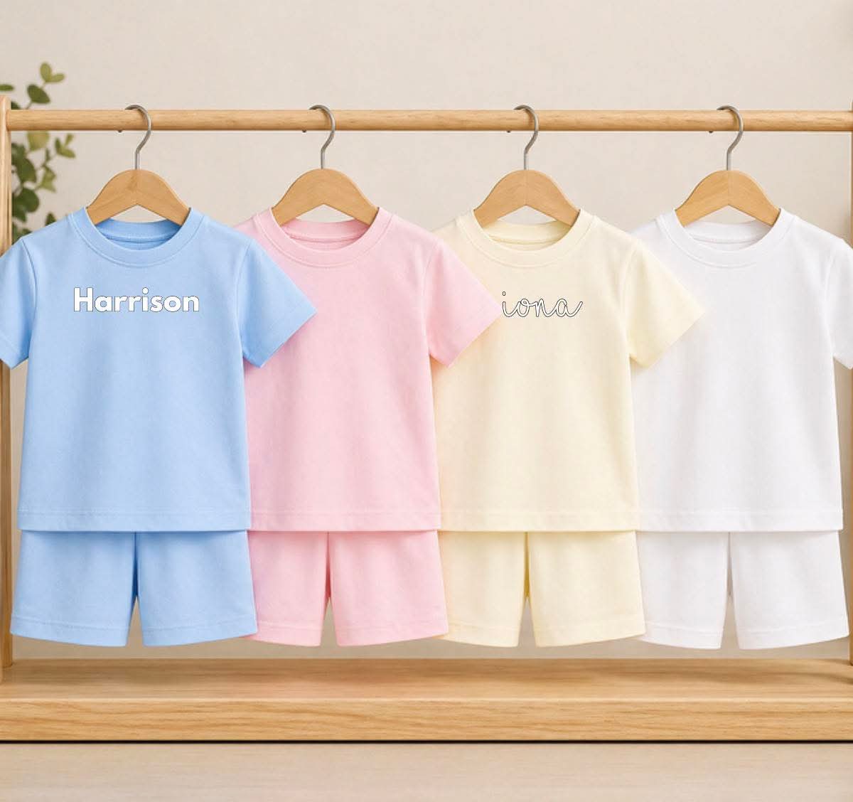 PERSONALISED NAME SHORT SET