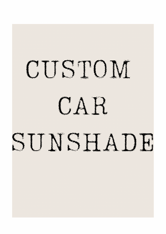 CUSTOM CAR SUNSHADE