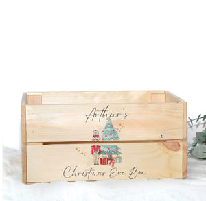 PERSONALISED NUTCRACKER WATERCOLOR CHRISTMAS EVE BOX CRATE
