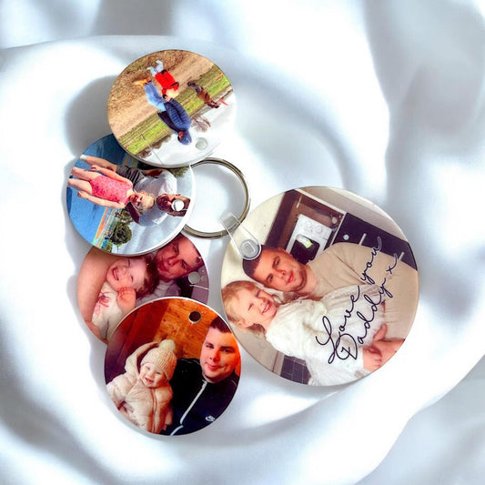 PERSONALISED PHOTO ACRYLIC KEYRING