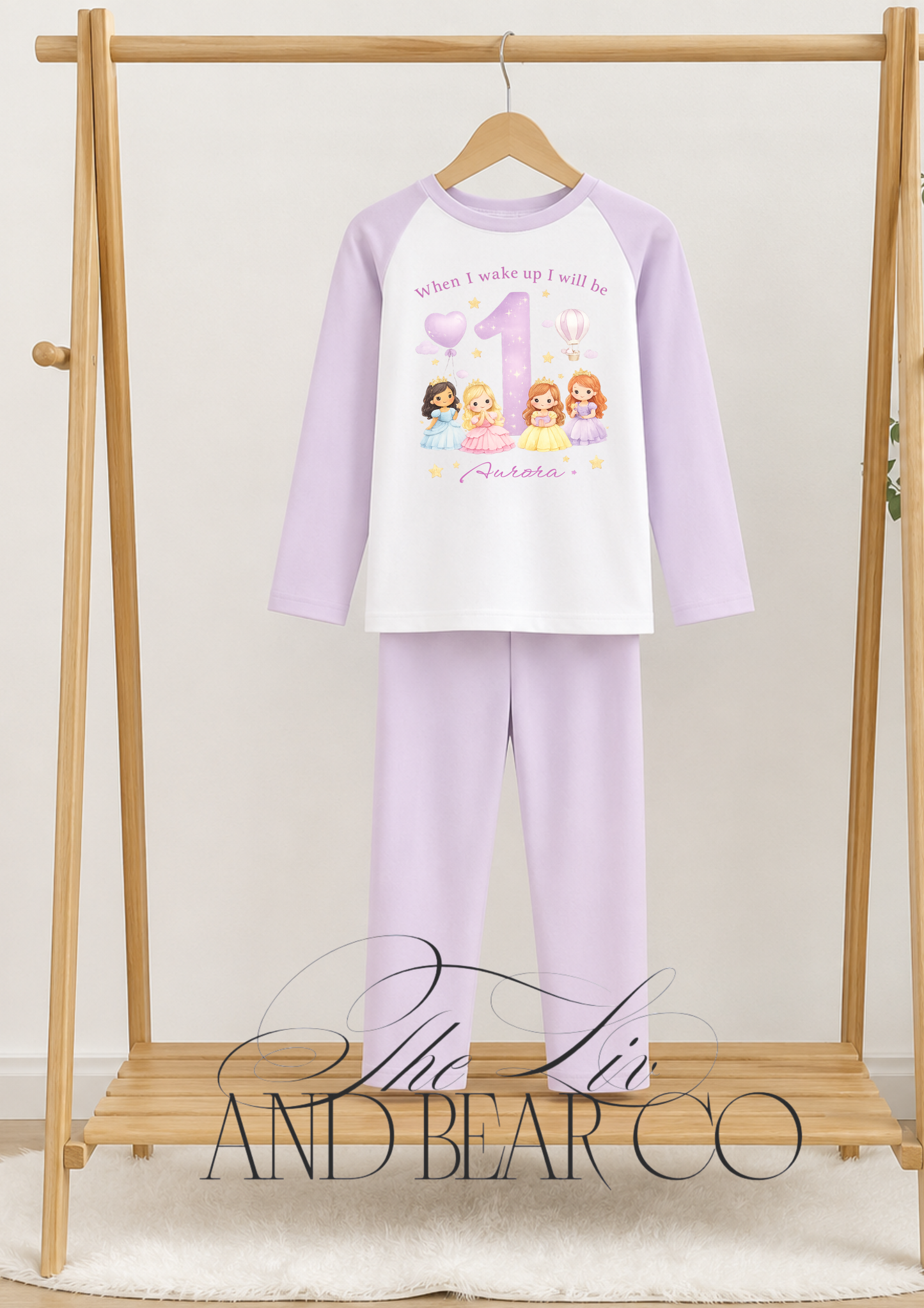PERSONALISED PRINCESS BIRTHDAY PJS