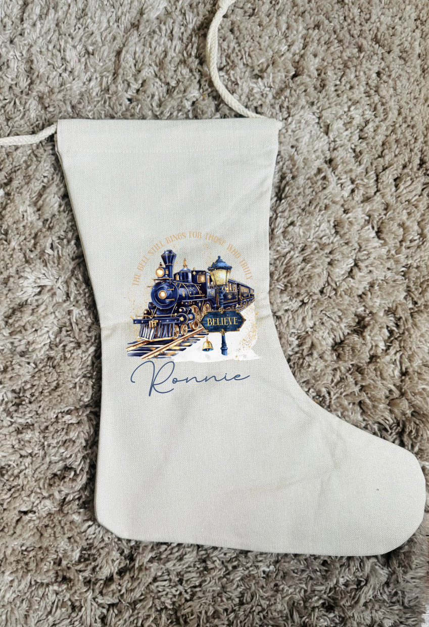 THE BELLS STILL RING FOR THOS THAT BELIEVE CHRISTMAS STOCKING