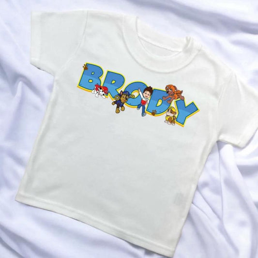 PAW PATROL PERSONALISED T-SHIRT