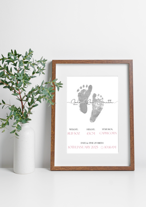 PINK ALL ABOUT YOU FREE DIGITAL ALL ABOUT THE DAY YOU WAS BORN PERSONALISED PRINT