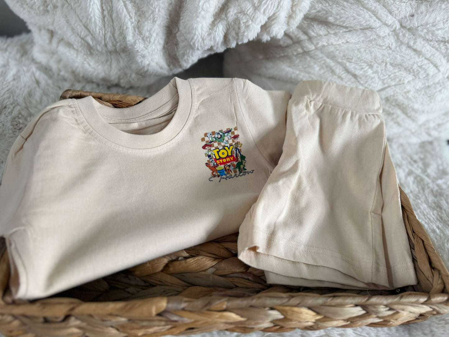 Personalised cowboy/cowgirl theme short set