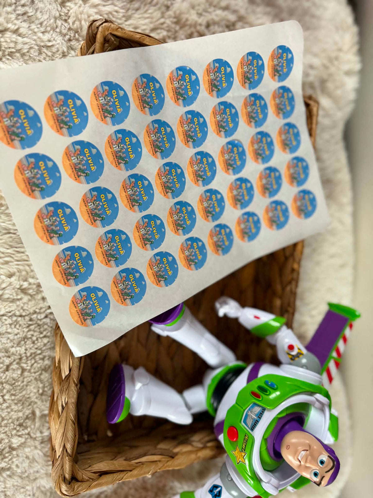 Personalised boy/girl story labels