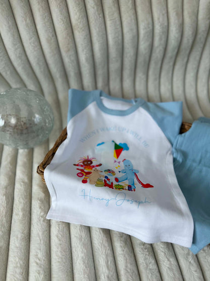 Daisy, makka and piggle personalised night garden pjs