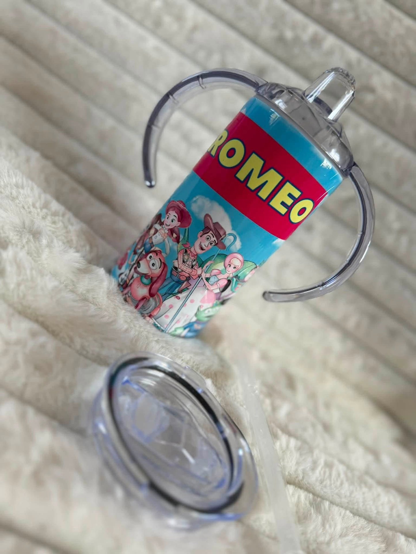 Boy story personalised sippy/tumbler