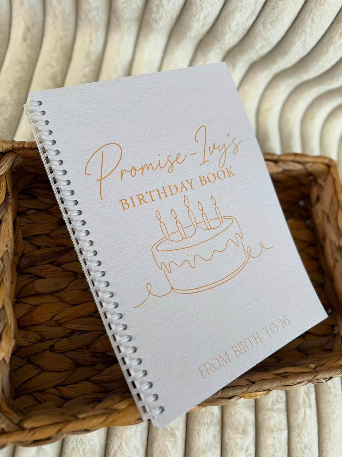 personalised birthday journal