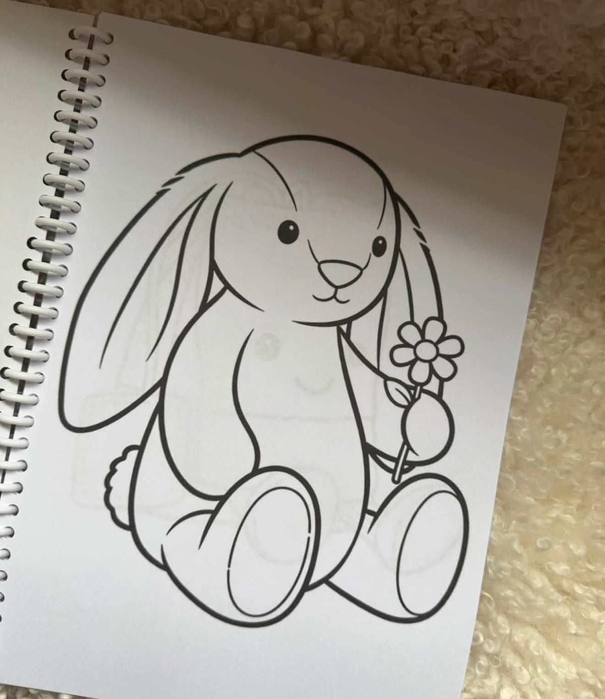Personalised Cuddly Teddy Bear Colouring Book