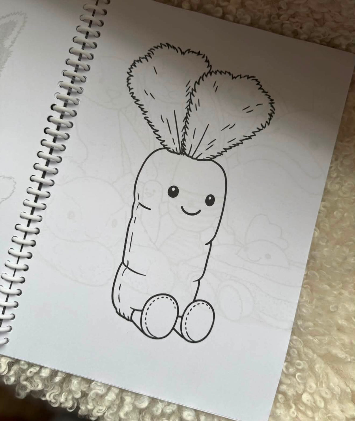 Personalised Cuddly Teddy Bear Colouring Book