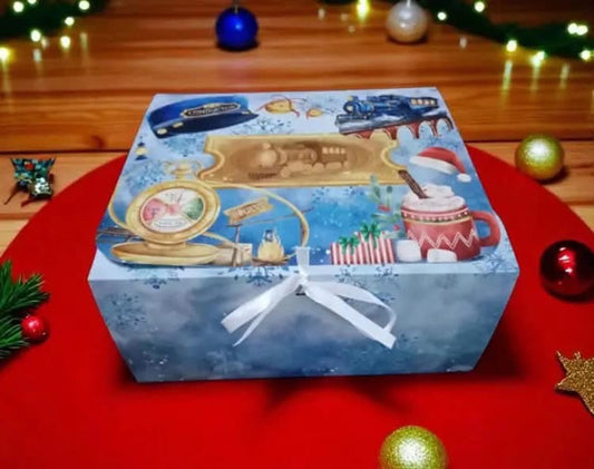 BLUE EXPRESS PERSONALSIED CHRISTMAS BOX