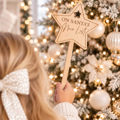 ON SANTA'S NICE LIST STAR WAND