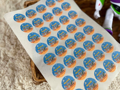 Personalised boy/girl story labels