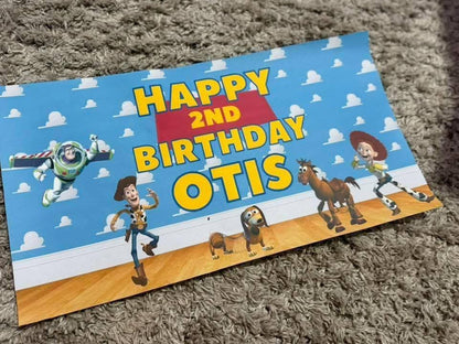 Boy/Girl Story Birthday Banner