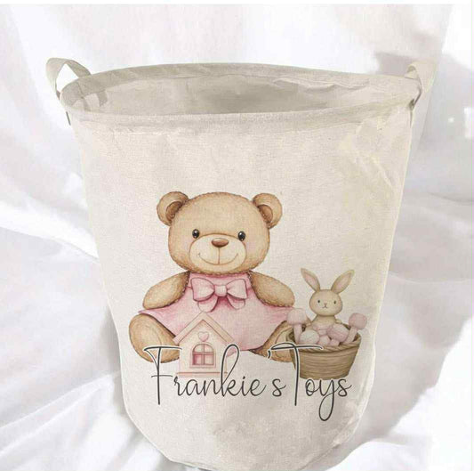 Personalised children’s felt storage baskets