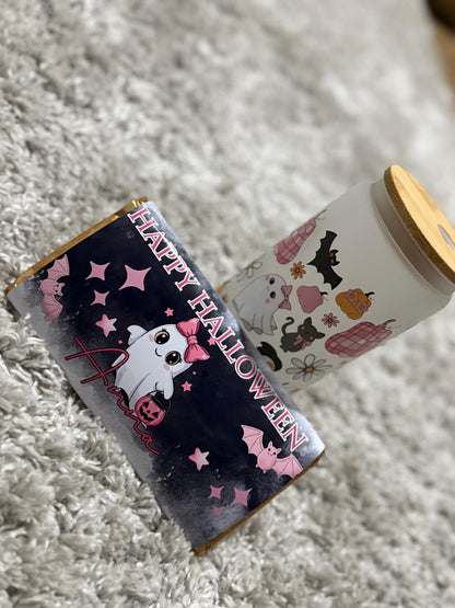 Happy Halloween personalised chocolate