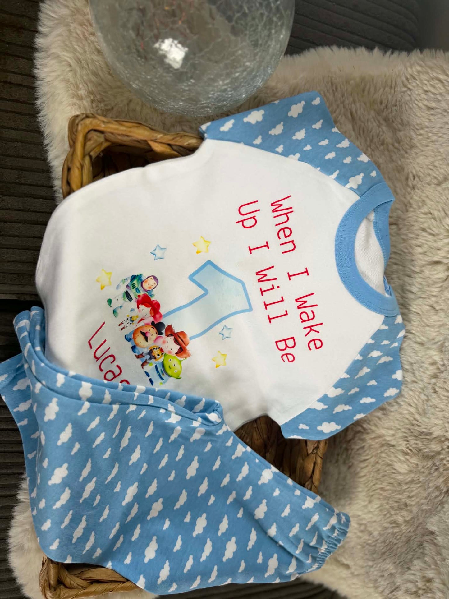 Boy/girl story theme birthday pjs( other pjs available)