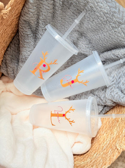 PERSONALISED DEER THEME COLD CUP