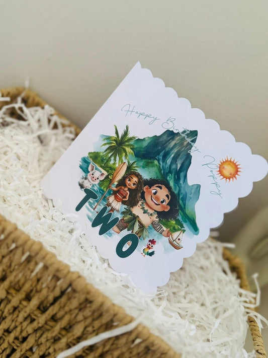 Sea princess birthday card
