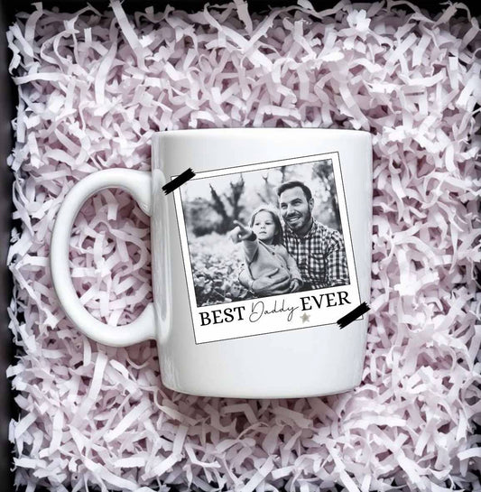 Personalised Polaroid photo mug