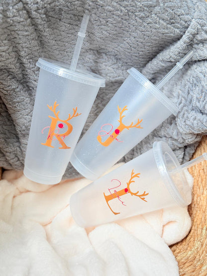 PERSONALISED DEER THEME COLD CUP