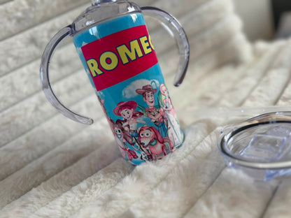 Boy story personalised sippy/tumbler