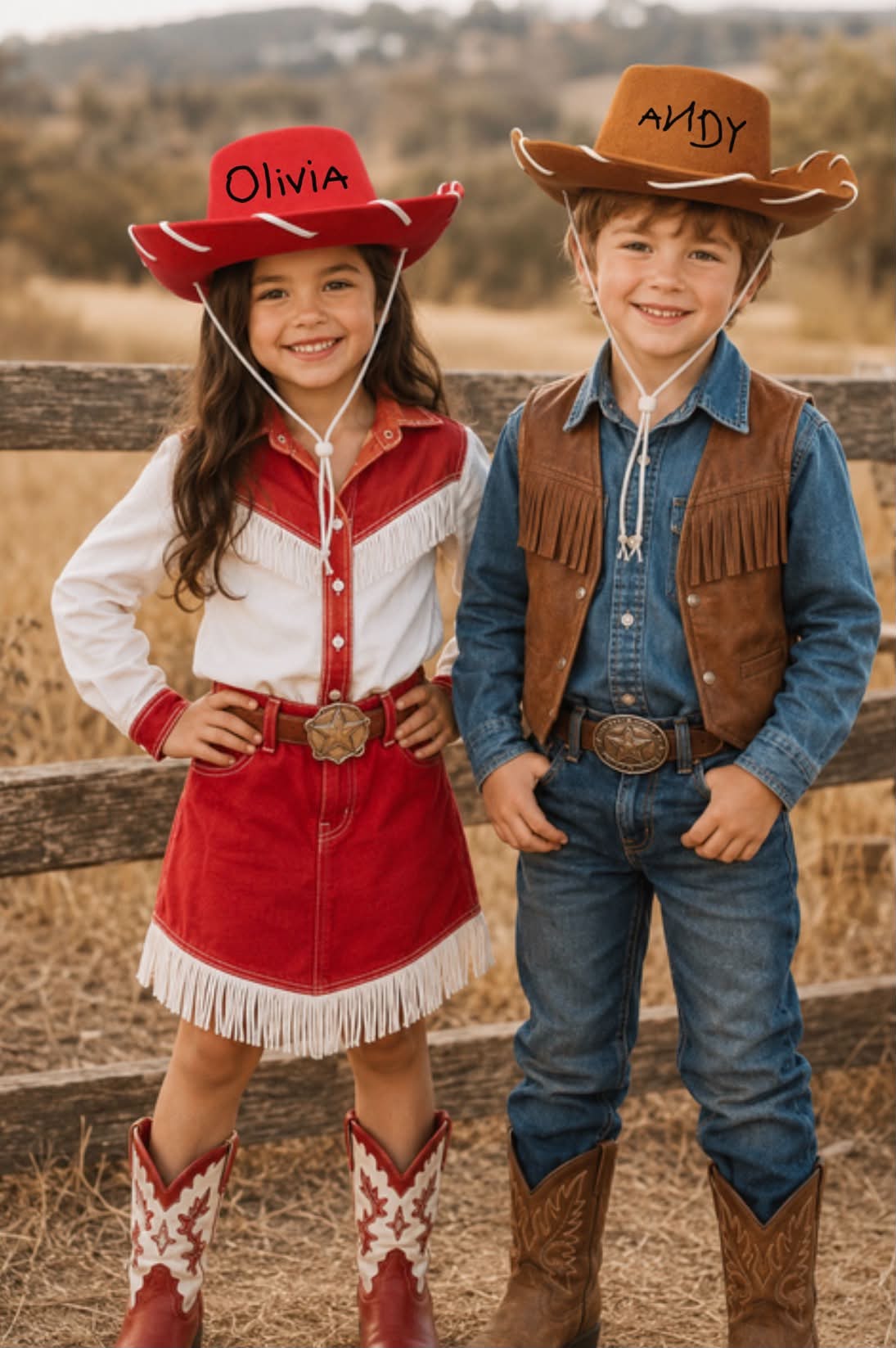 Personalised cowboy hat