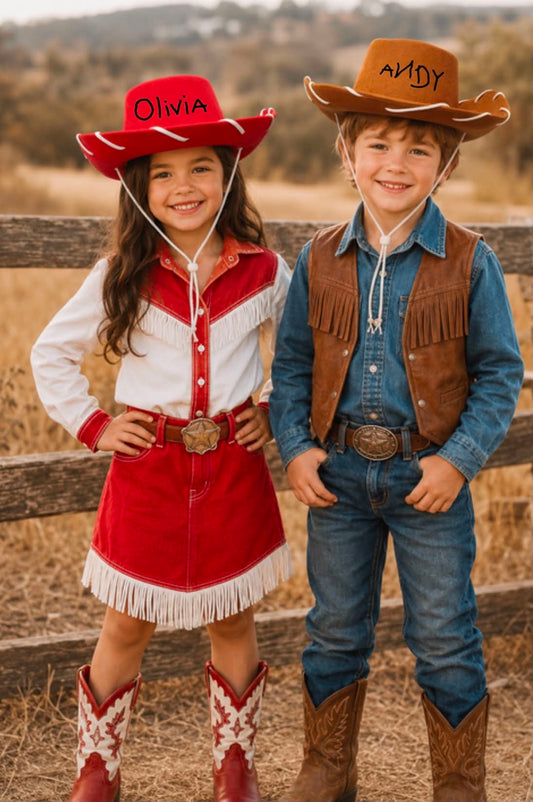 Personalised cowboy hat