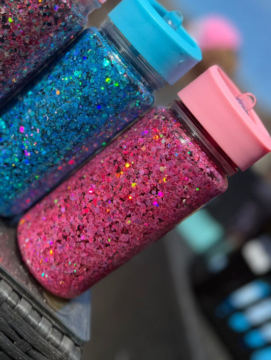 Glitter kids water bottle