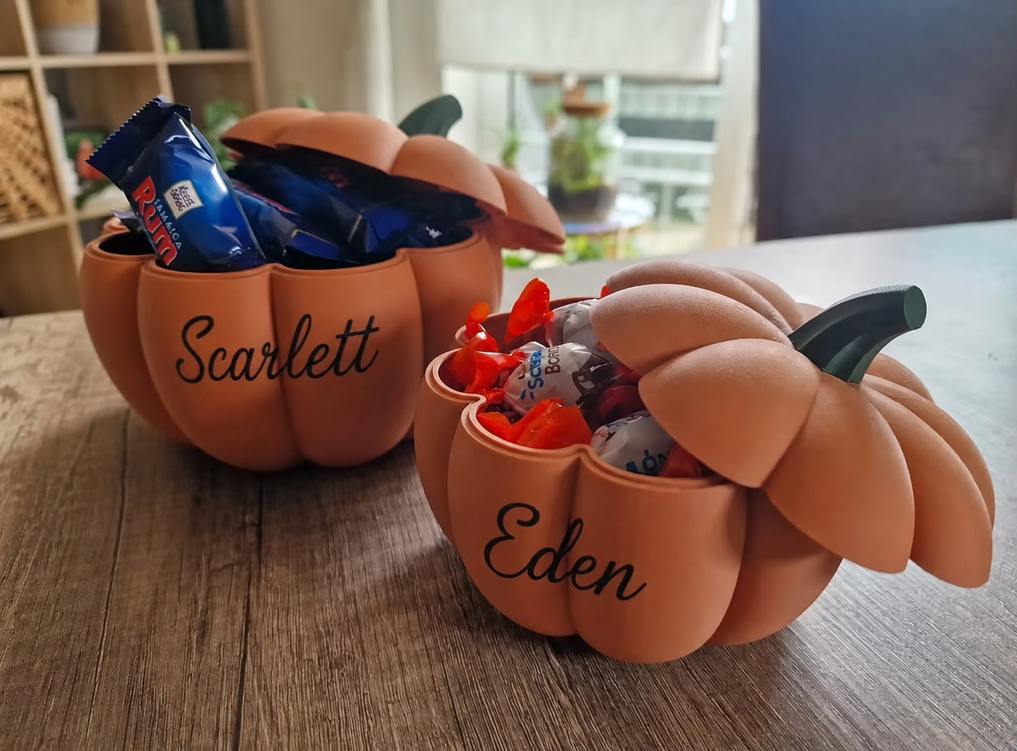 Personalised 3d printed pumpkin