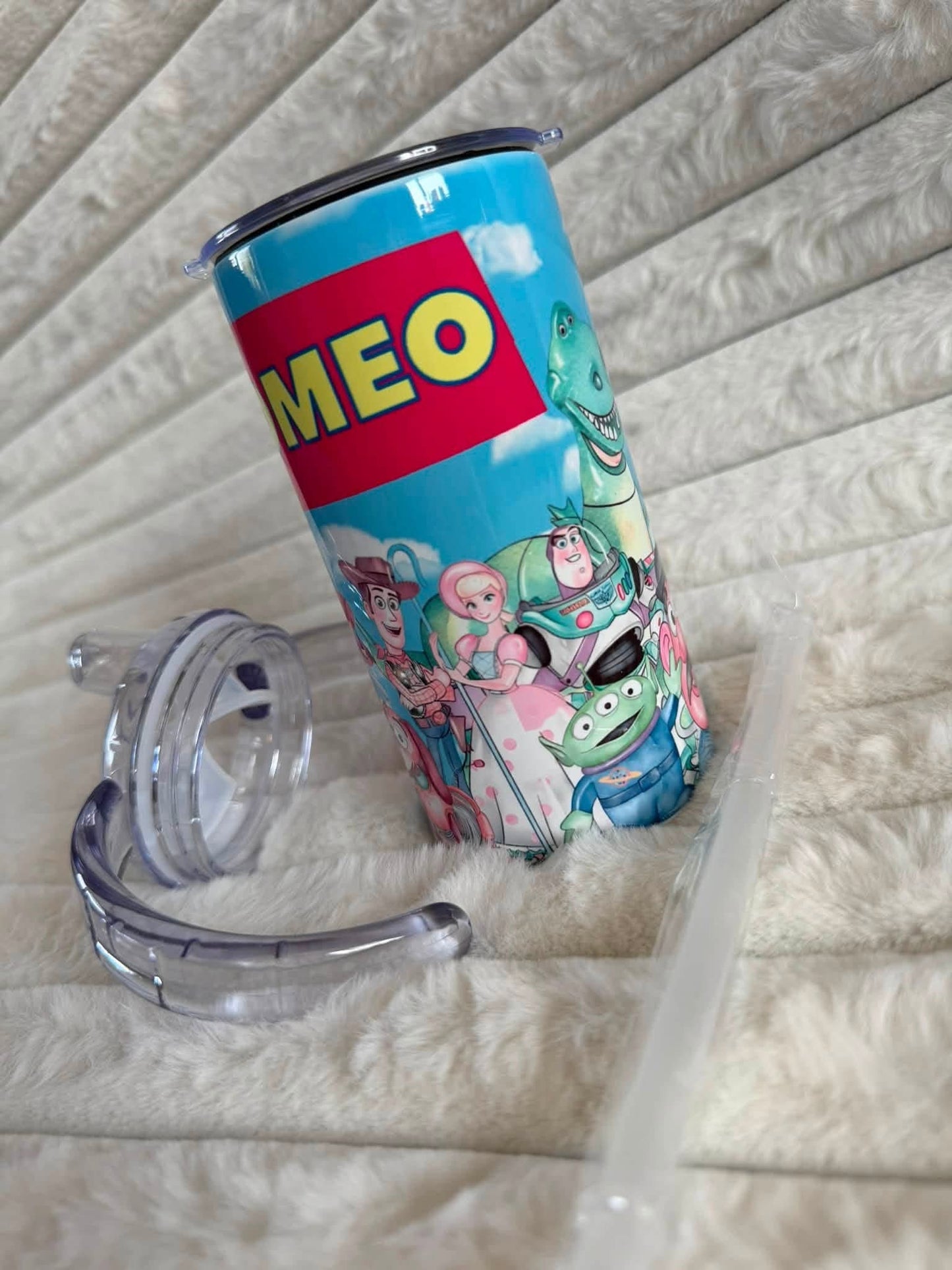 Boy story personalised sippy/tumbler