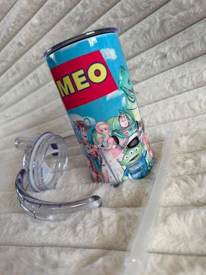 Boy story personalised sippy/tumbler