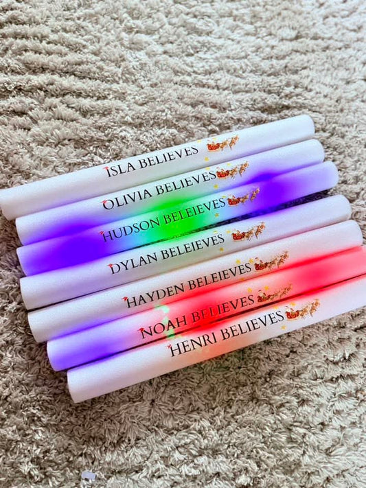 PERSONALISED BELIEVES FOAM LIGHT UP